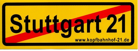 Nein zu Stuttgart 21!